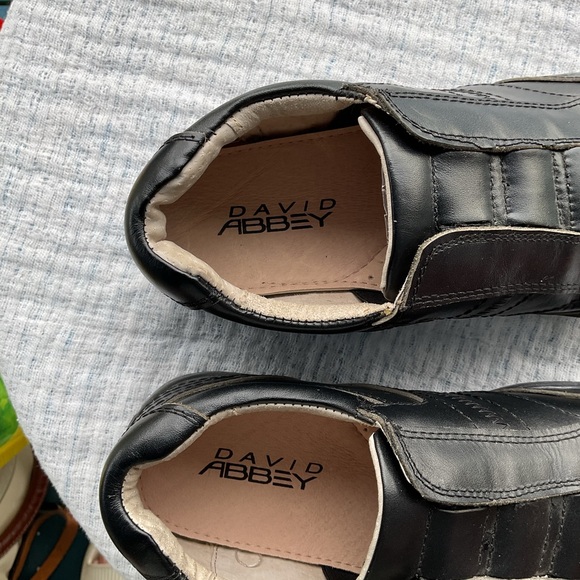 DAVID ABBEY Black Slip-On Shoes YOUTH size 5 - Picture 5 of 6